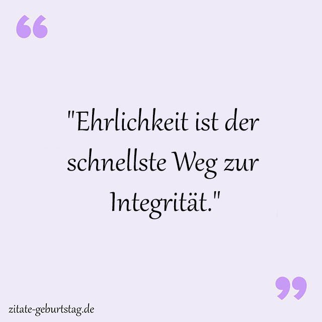Integrität Sprüche Und Zitate