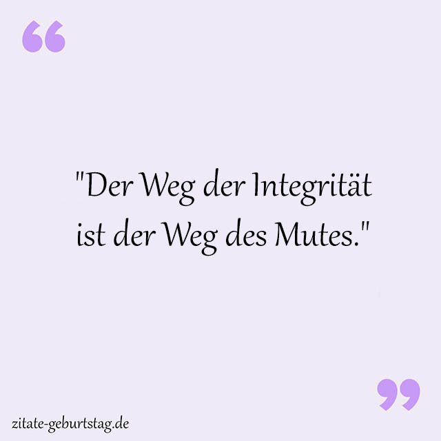 Integrität Sprüche Und Zitate