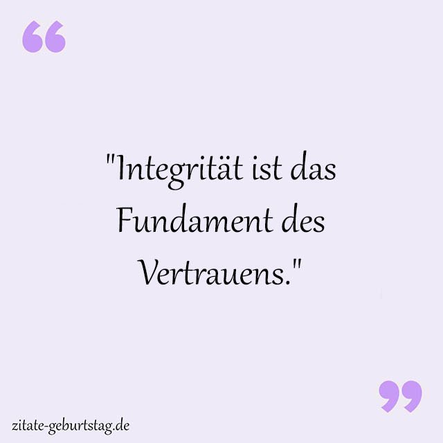 Integrität Sprüche Und Zitate