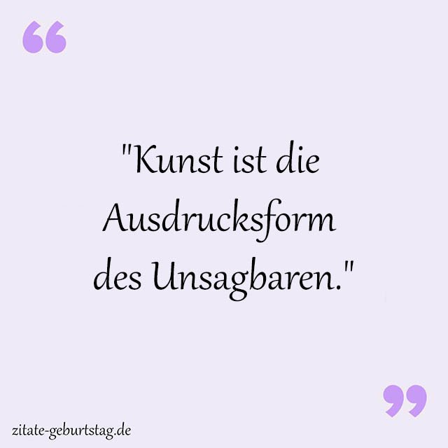 Kunst Sprüche Und Zitate