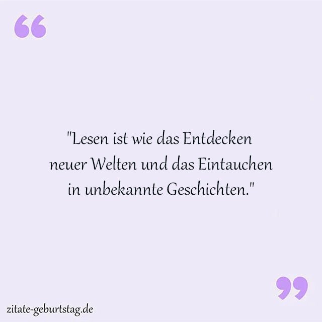 Lesen Sprüche Und Zitate
