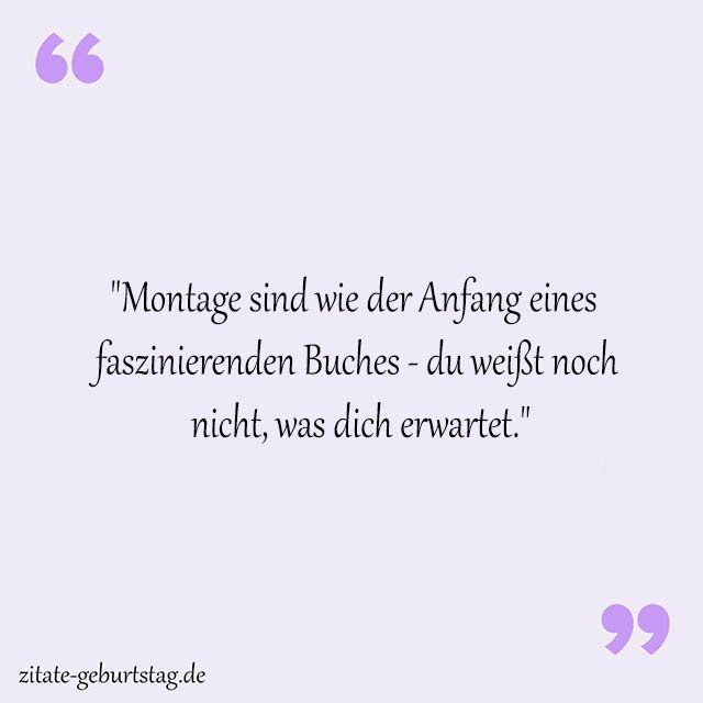 Montag Sprüche Und Zitate