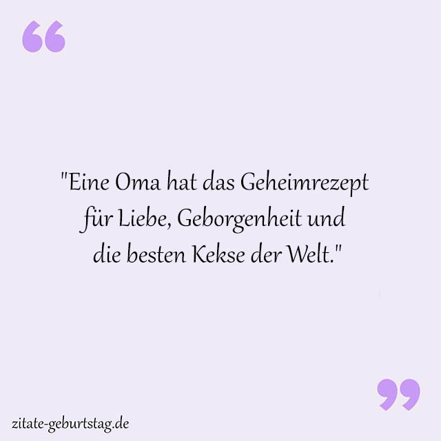 Oma Sprüche Und Zitate
