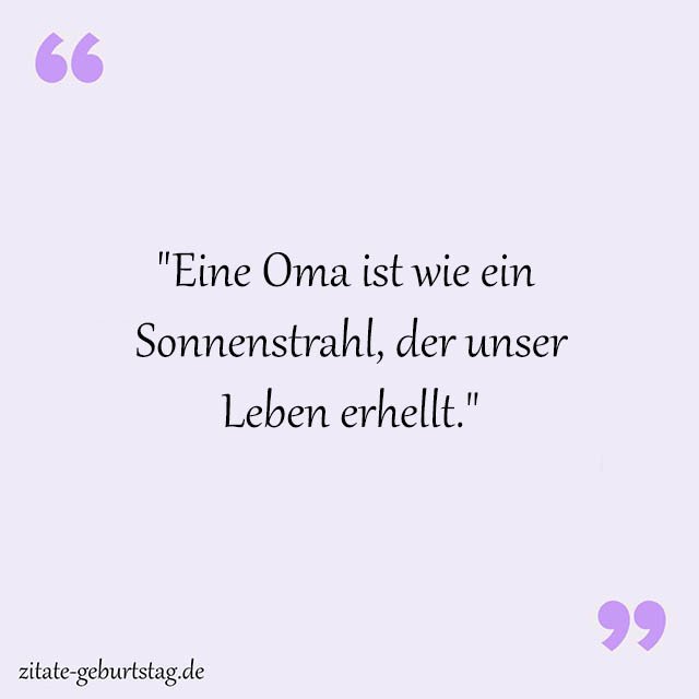 Oma Sprüche Und Zitate