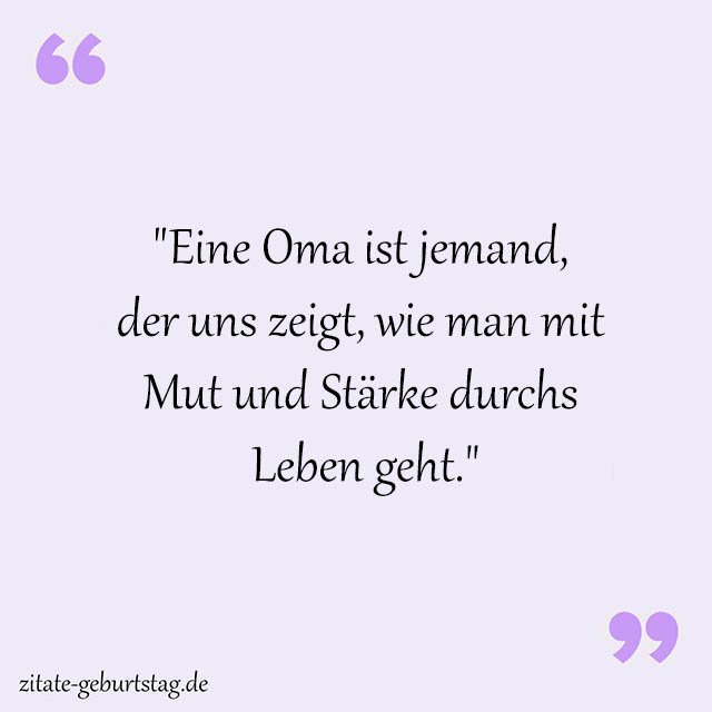 Oma Sprüche Und Zitate