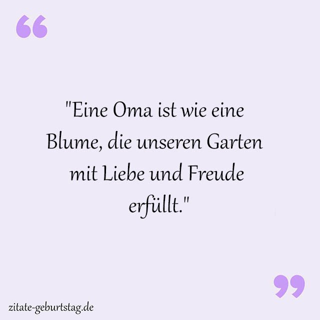 Oma Sprüche Und Zitate