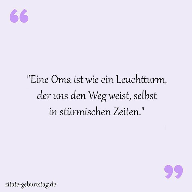 Oma Sprüche Und Zitate