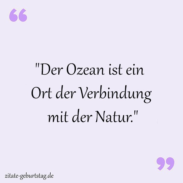 Ozean Sprüche Und Zitate