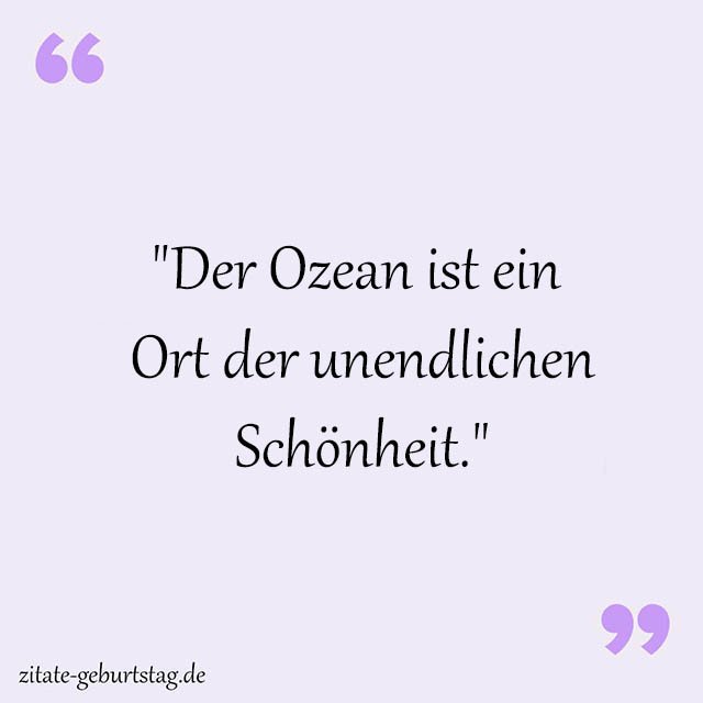 Ozean Sprüche Und Zitate
