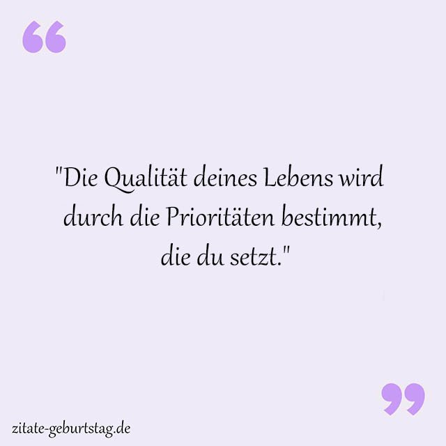 Prioritäten Sprüche Und Zitate