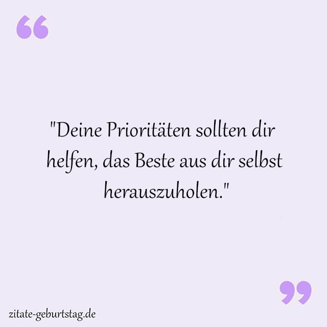 Prioritäten Sprüche Und Zitate