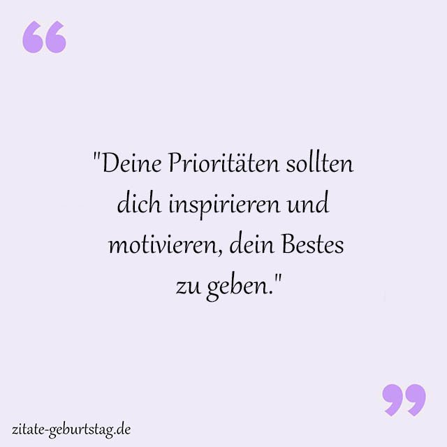 Prioritäten Sprüche Und Zitate