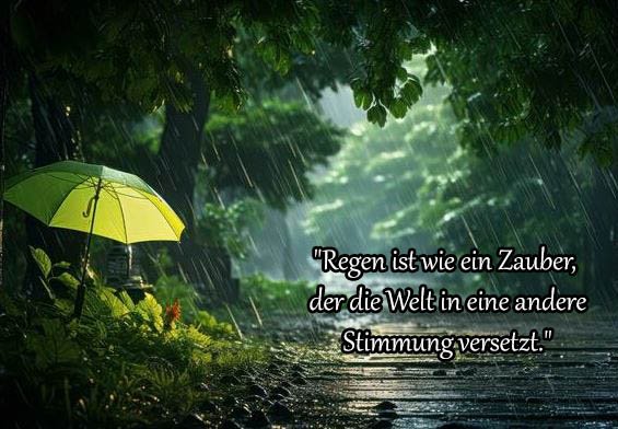 Regen Sprüche Und Zitate