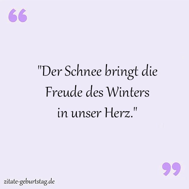 Schnee Sprüche Und Zitate
