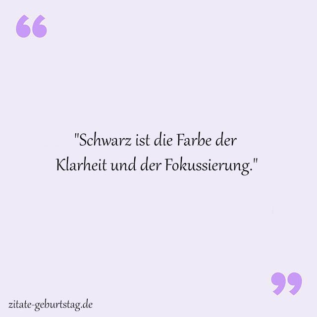 Schwarz Sprüche Und Zitate