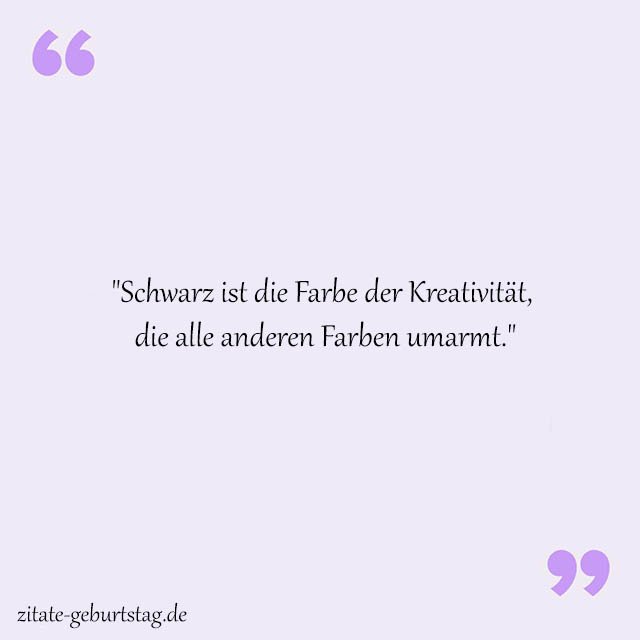 Schwarz Sprüche Und Zitate
