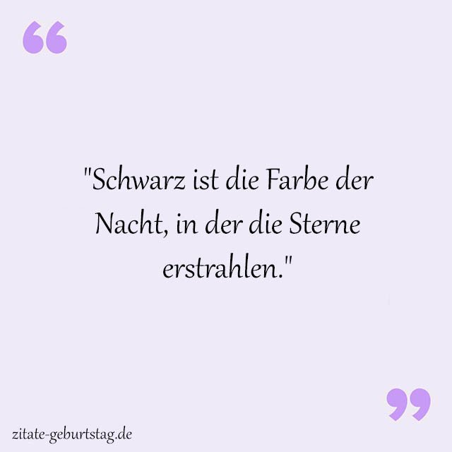Schwarz Sprüche Und Zitate