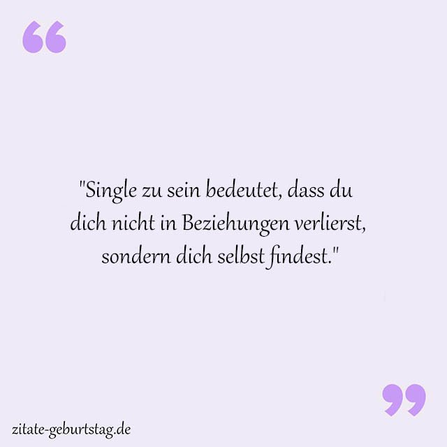 Single Sprüche Und Zitate