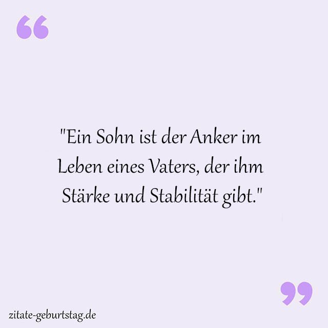 Sohn Sprüche Und Zitate