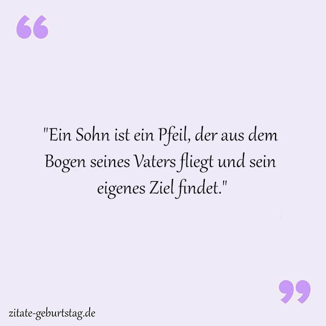 Sohn Sprüche Und Zitate