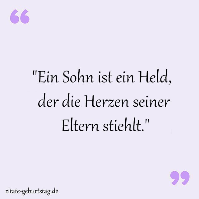Sohn Sprüche Und Zitate