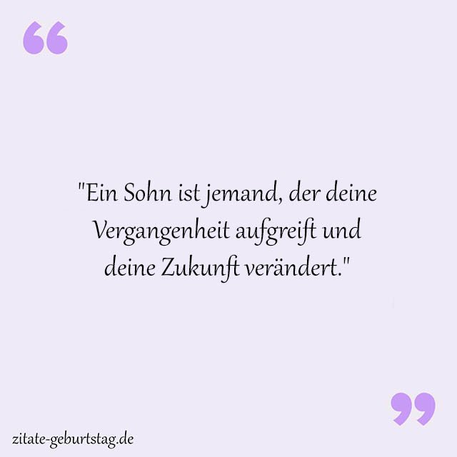 Sohn Sprüche Und Zitate