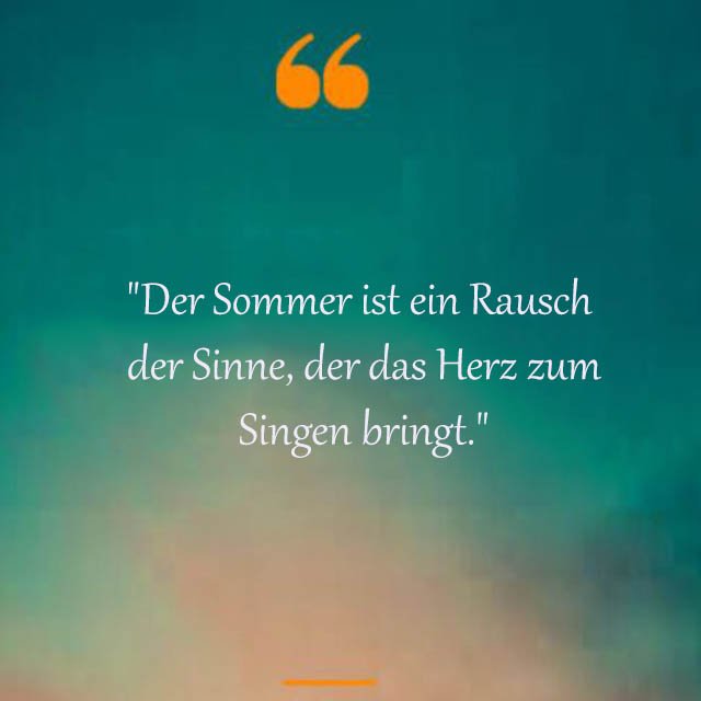 Sommer Sprüche Und Zitate