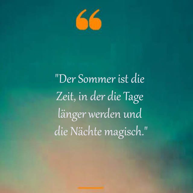 Sommer Sprüche Und Zitate