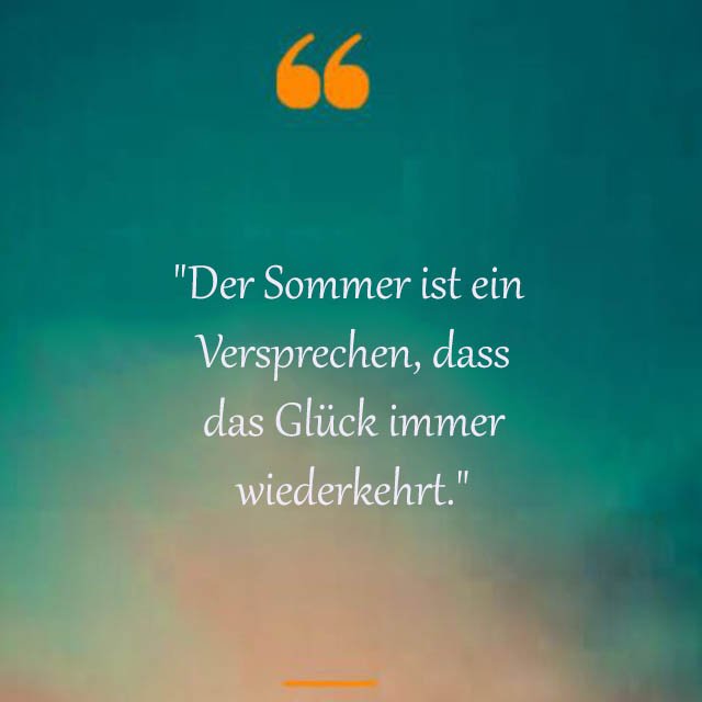 Sommer Sprüche Und Zitate