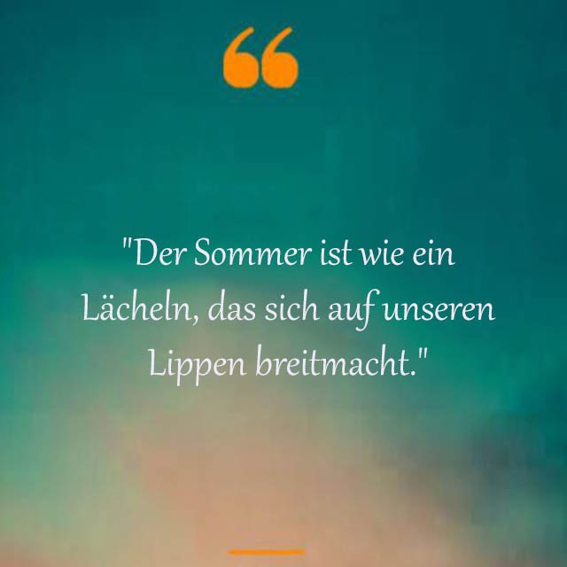 Sommer Sprüche Und Zitate