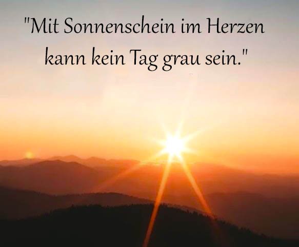 Sonnenschein Sprüche Und Zitate
