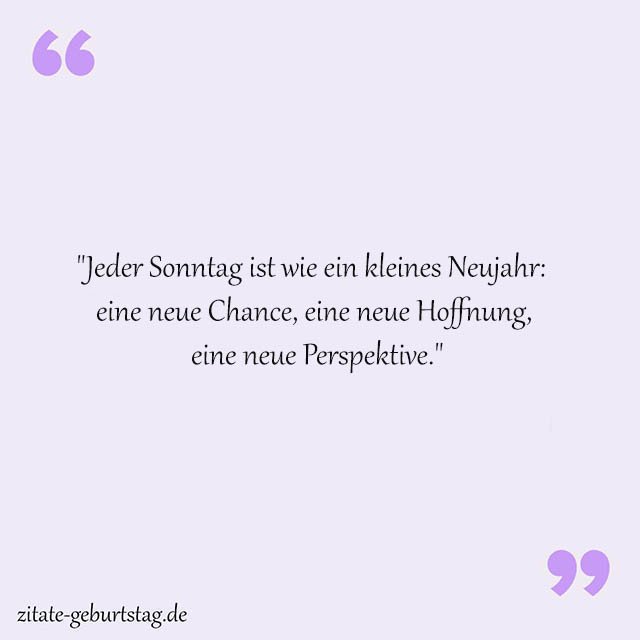 Sonntag Sprüche Und Zitate