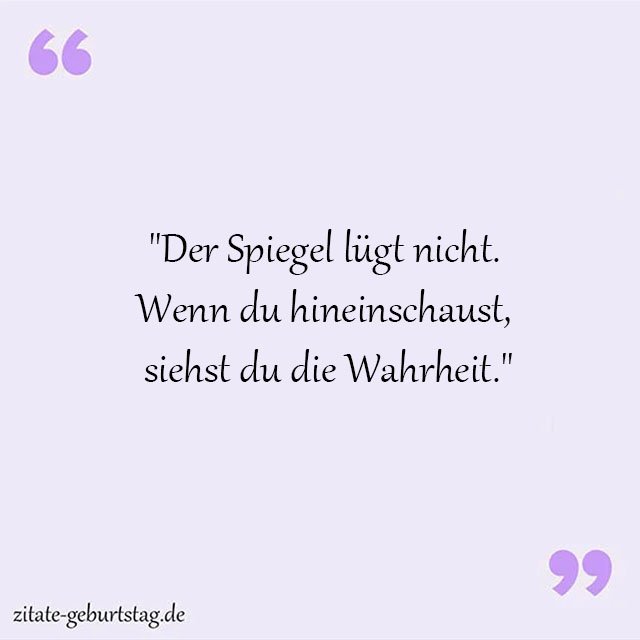 Spiegel Sprüche Und Zitate