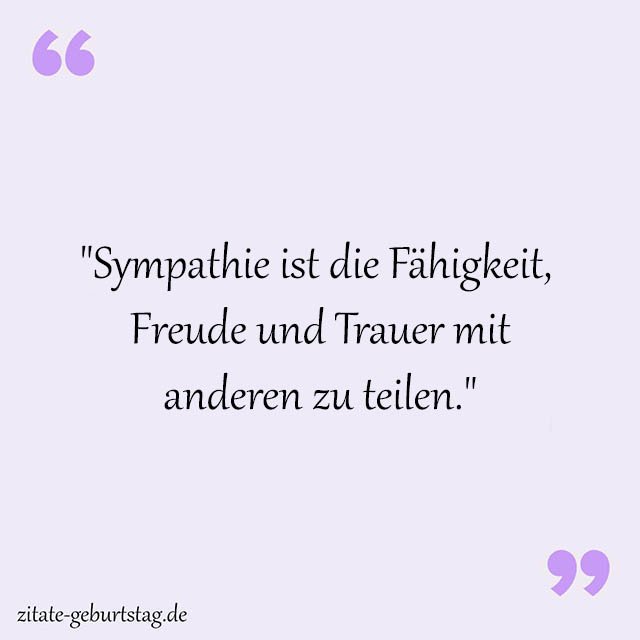 Sympathie Sprüche Und Zitate