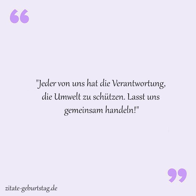 Umwelt Sprüche Und Zitate