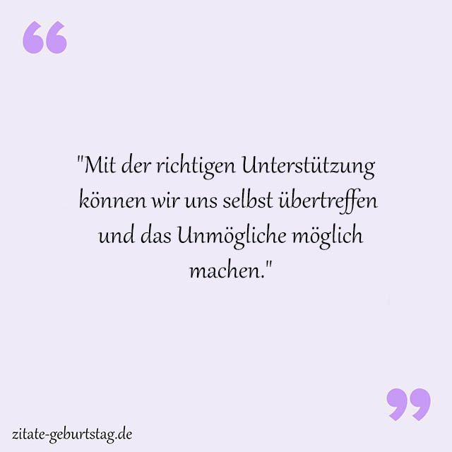 Unterstützung Sprüche Und Zitate