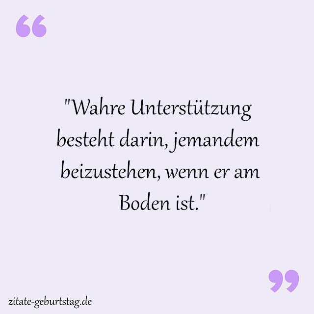 Unterstützung Sprüche Und Zitate