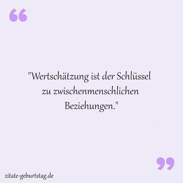 Wertschätzung Sprüche Und Zitate