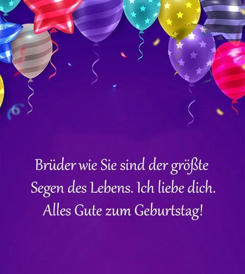 Geburtstagssegen Für Deinen Bruder