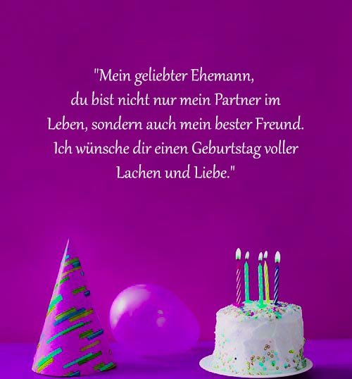 Geburtstagswünsche Für Ehemann Liebe