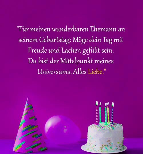Geburtstagswünsche Für Ehemann Liebe