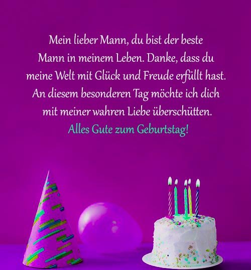 Romantische Geburtstagswünsche Für Ehemann