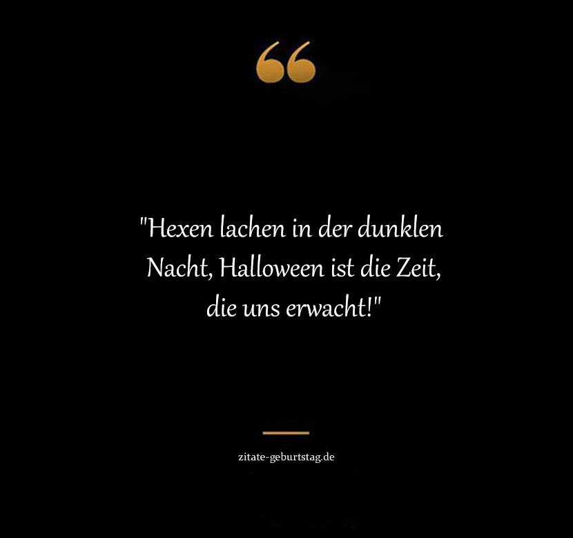 Coole halloween sprüche & zitate kurz